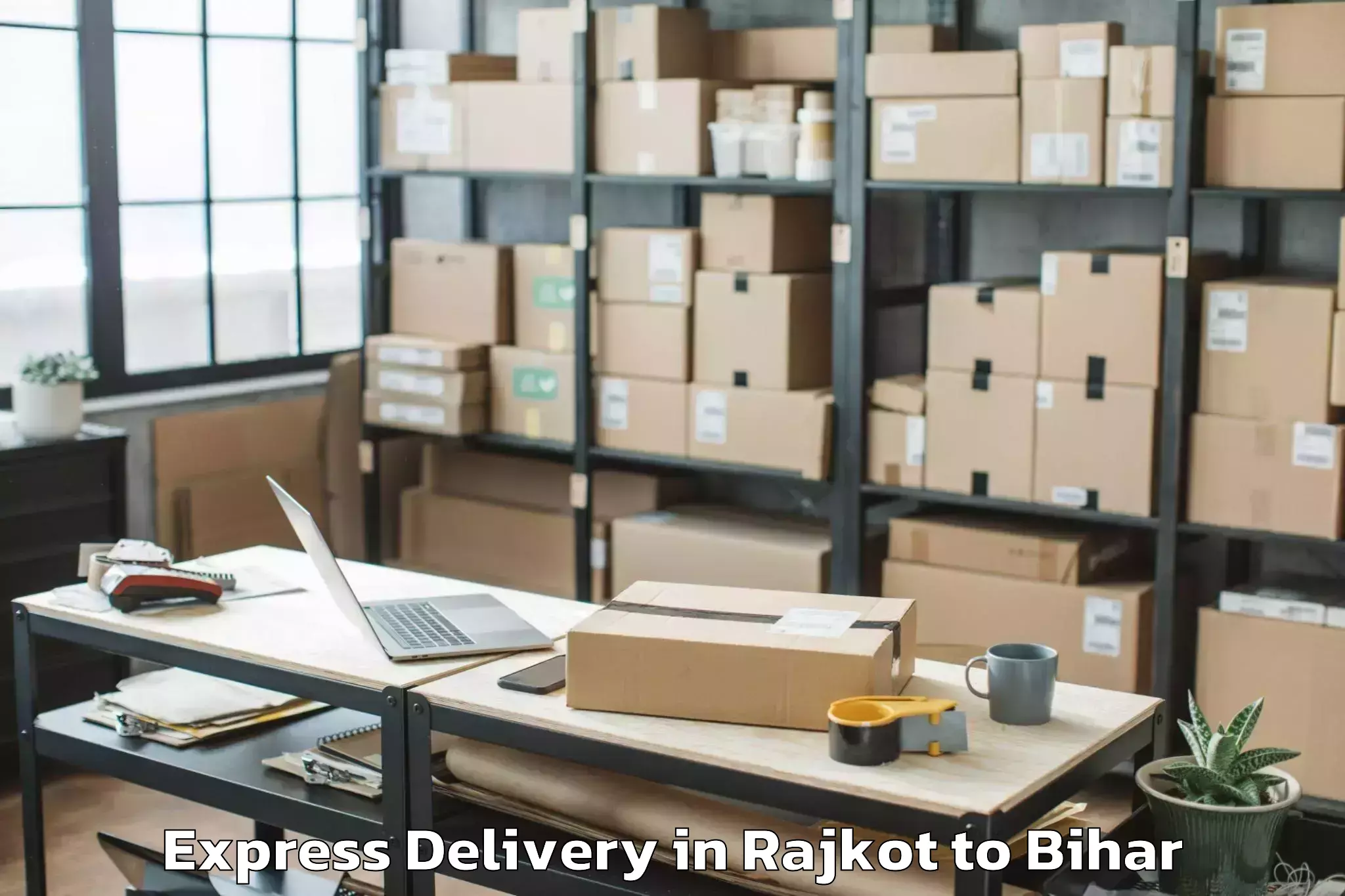 Reliable Rajkot to Khizirsarai Express Delivery